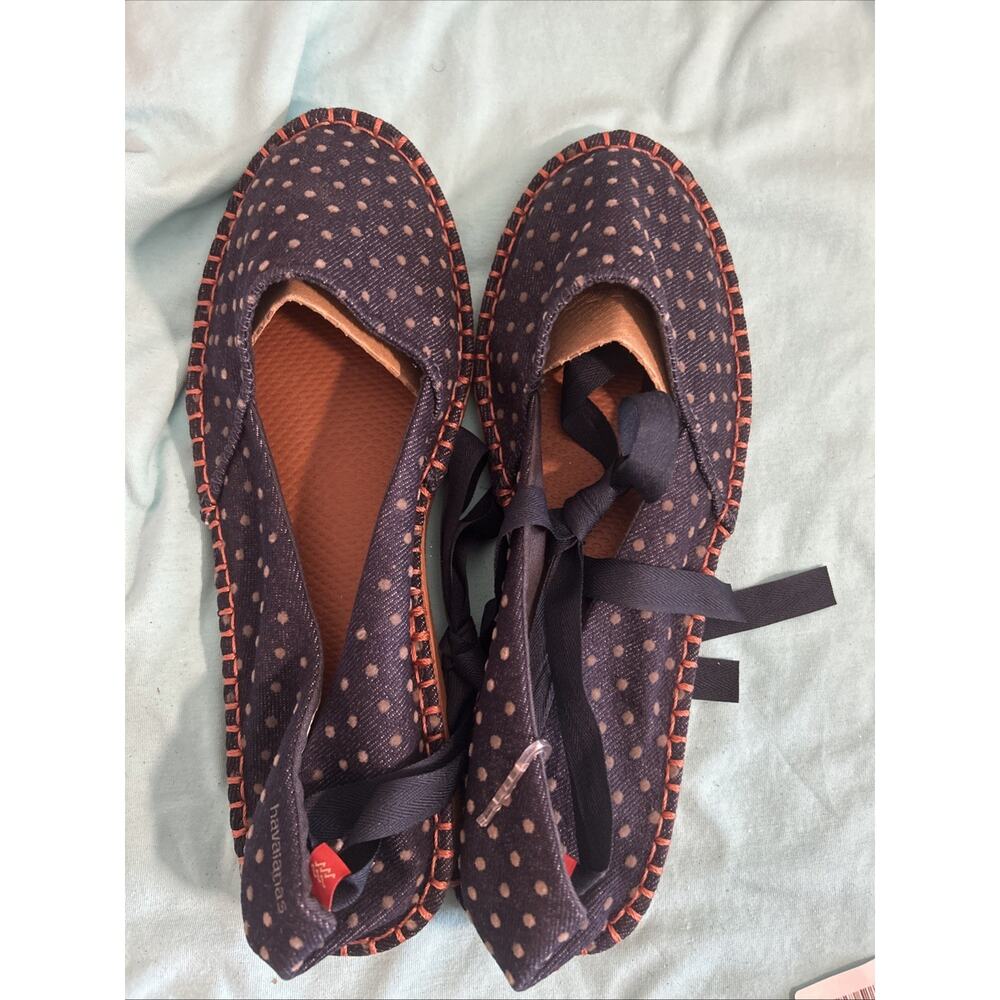Havaianas Alpargatas Navy Blue 10W/8.5M NWT Unisex